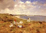 William Merritt Chase Idle Hours oil on canvas